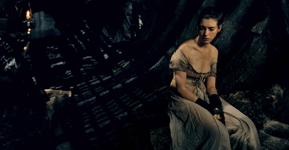 Anne Hathaway som Fantine. Courtesy of UIP/Universal Pictures